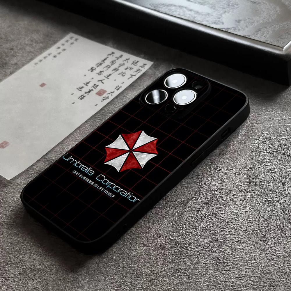 Umbrella Corporation Phone Case For 15 Pro Max Iphone 16 14 Pro Max 12 15 Plus 13 Pro 11 Xr X Xs 8 7 Plus Silicone Back Cover