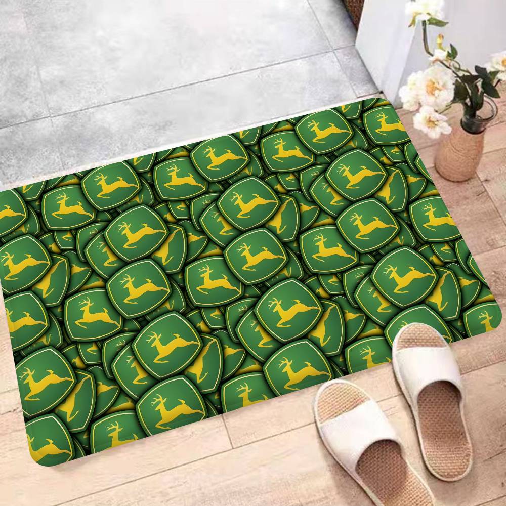 

J-John-Logo-Deeres Anime Room Mats Anti-slip Absorb Water Long Strip Cushion Bedroon Mat Household Carpets 40x120cm