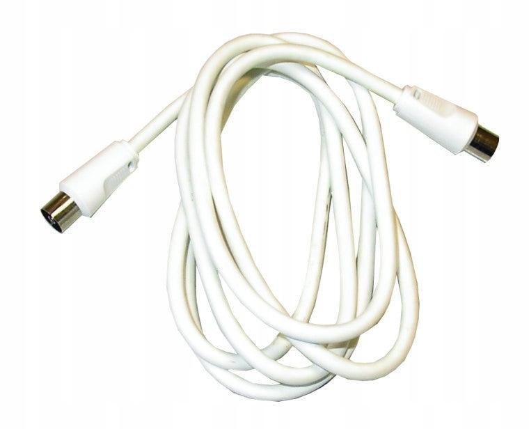 Tv-Video Cable, White, 1.5 (Bmf01) Dpm 1 Pc