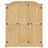VidaXL Wardrobe Corona 151.5x52x186 Cm Solid Pine Wood, Storage Cabinet, Wardrobe Organizer, Cabinet, 4012158