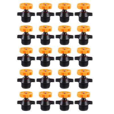 20Pcs G1/2in Single Head Spray Nozzle Misting Nozzle for Greenhouse Agricultural Vegetable