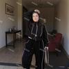 Women's Slimming Street-Style Two-Piece Set: Long-Sleeve Hoodie & Wide-Leg Pants for Spring/Autumn
