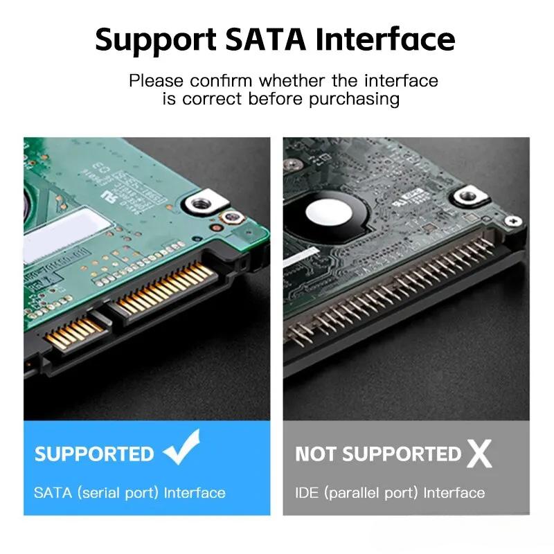 TYPE C to SATA Cable Support 2.5 Inches External HDD SSD Hard Drive Adapter Cable Computer Connector Converter