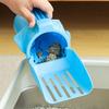 Integrated Type Portable Cat Litter Scoop Built-in Trash Kitty Poop Disposal Shovel  Cat Litter Box