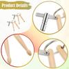 2 Pieces Drum Rod Keychains for Bag Professional Drummer Gifts Compact Band Gear Novelty Wooden Mini