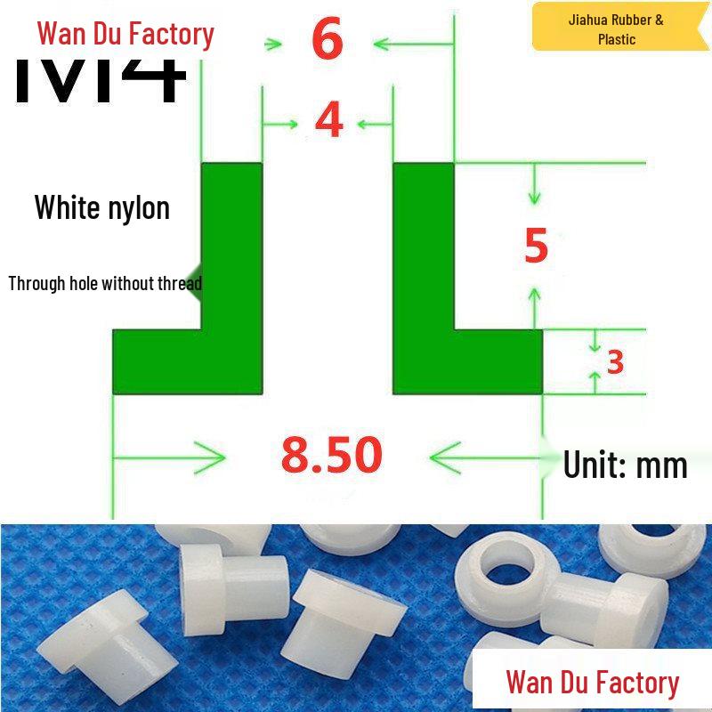 T-Shaped Nylon Insulating Bushing Spacer for M3-M35 Threads