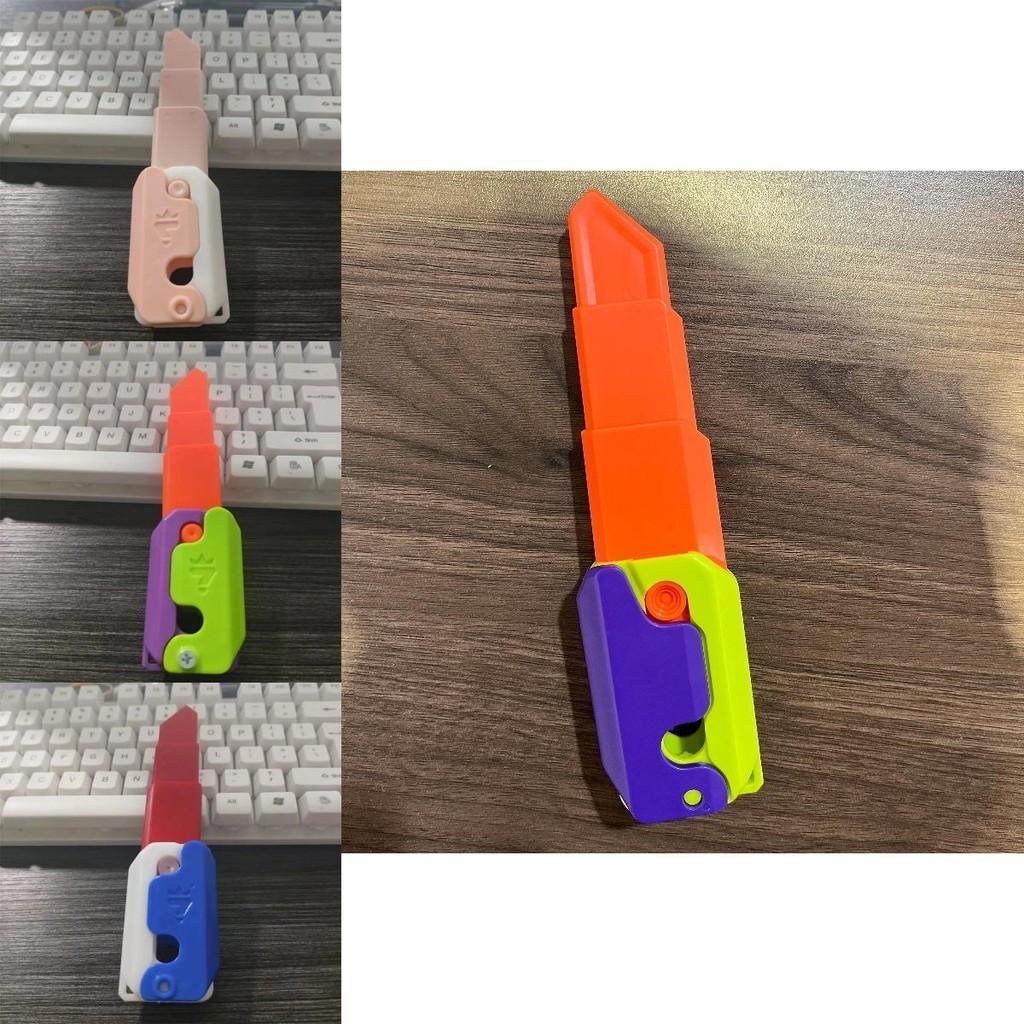 Large Carrot Knife Toy 3d Gravity Upgrade Edition Trendy Stress Relief Toy
