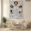 Name Custom Mafalda Wall Tapestry Aesthetic Wall Hanging Printed Fabric Blanket Decorative Tapestries for Bedroom Living Room Home Decor