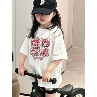 Girls T-shirt Short-sleeved Loose Casual Style Children's Clothing