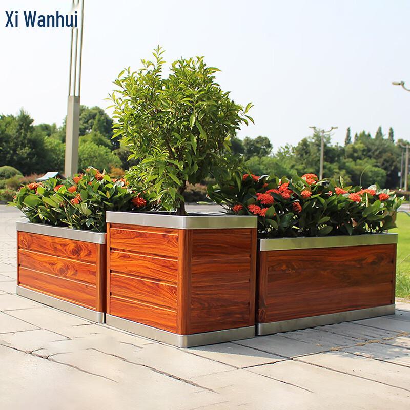 Xiwanhui Outdoor Horizontal Plank Planter Box