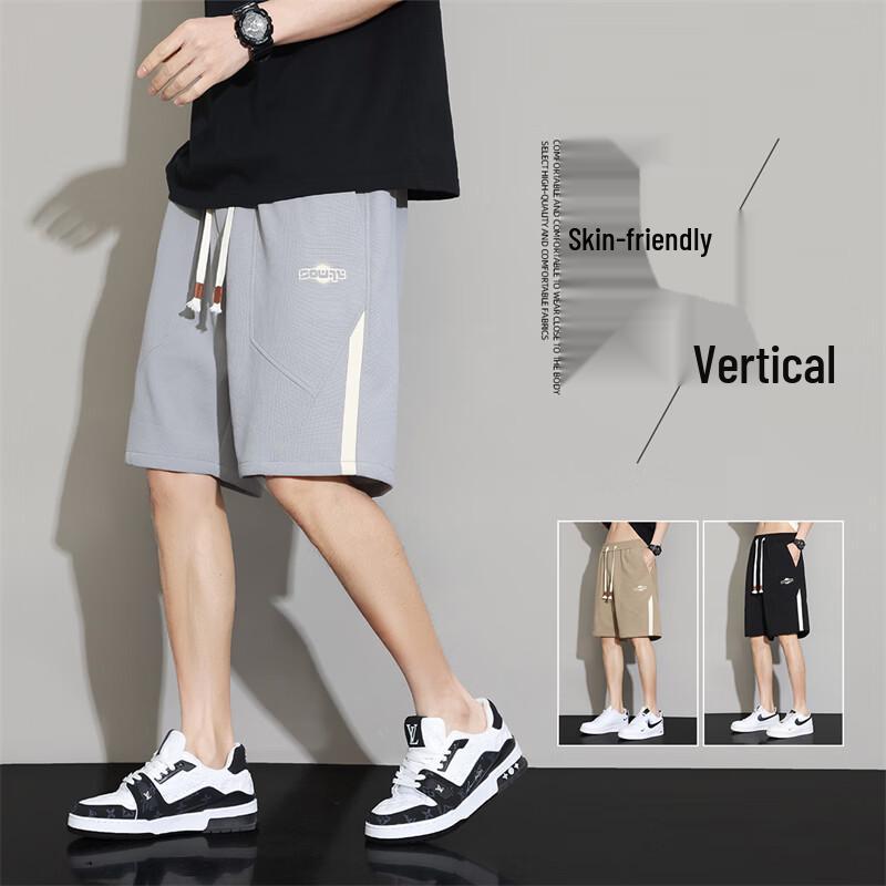FARUISHI Men s Casual Drawstring Straight Fit Bermuda Shorts 7XL