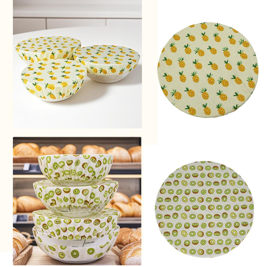 Adjustable Elastic Edges Cotton Cover Fit Various Size Fermentation Jars Petri Dishes and Kitchen Bowls