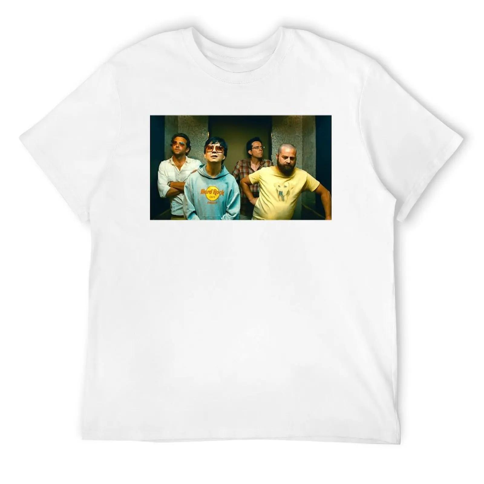 

Приголомшлива комедія Дуг Алан Ед Гелмс Похмілля Ретро Вінтажна футболка Великі розміри Нове видання Швидкосохнучі футболки Чоловічі Графічні L білий