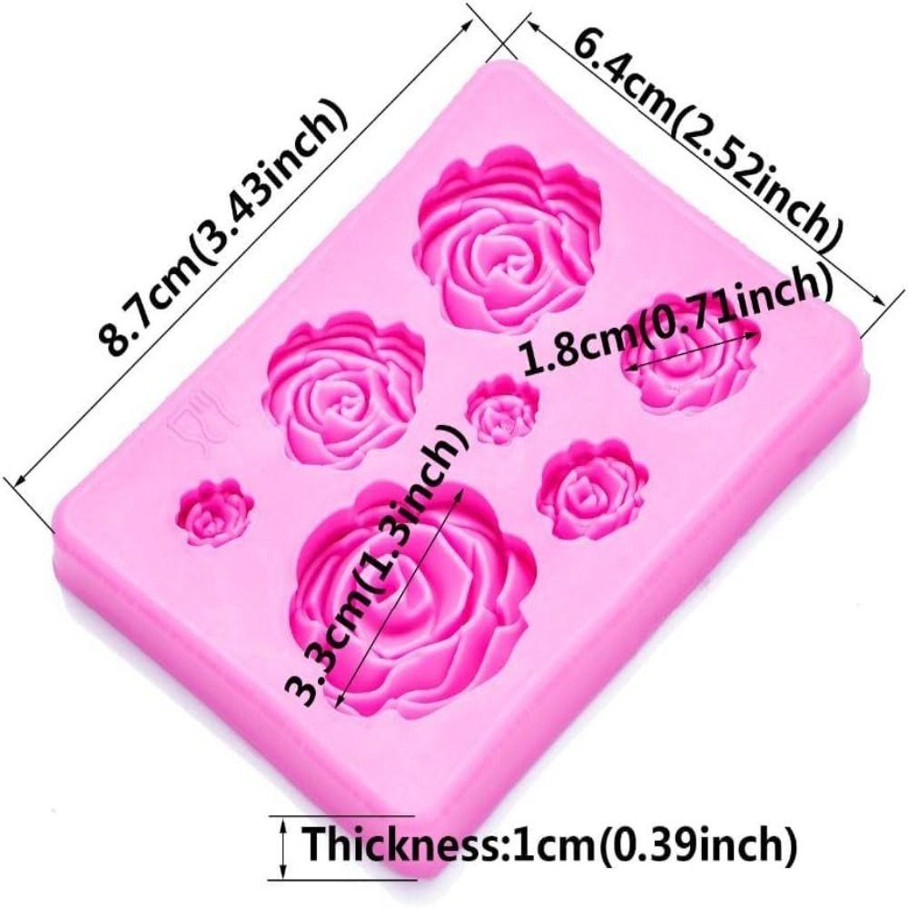 Flower Bloom 3D Cake Mold Silicone Baking Tool New Fondant Soap Mold  Cupcake Candy Chocolate Jelly