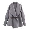 Za Autumn and Winter New Arrivals Women's Clothing Zr European and American Style Export Fashion Simple Versatile Belted Knitted Blazer