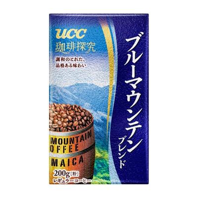 Coffee Exploration UCC Blue Mountain Blend Regular Coffee (Ground), Vacuum Packed, 200g