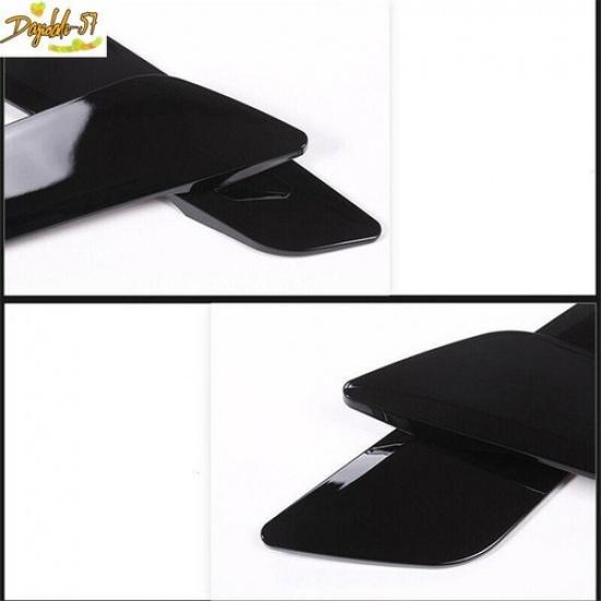 Bright Black Side Vents Cover Fender Light Trim 2pcs Fit For BMW 5 Series G30 18