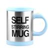 400ml Coffee Cup with Button Multifunctional Stainless Steel Automatic Stirring Coffee Mug Cafe