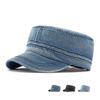 Denim Flat Top Hat Men's Outdoor Sunscreen Hat