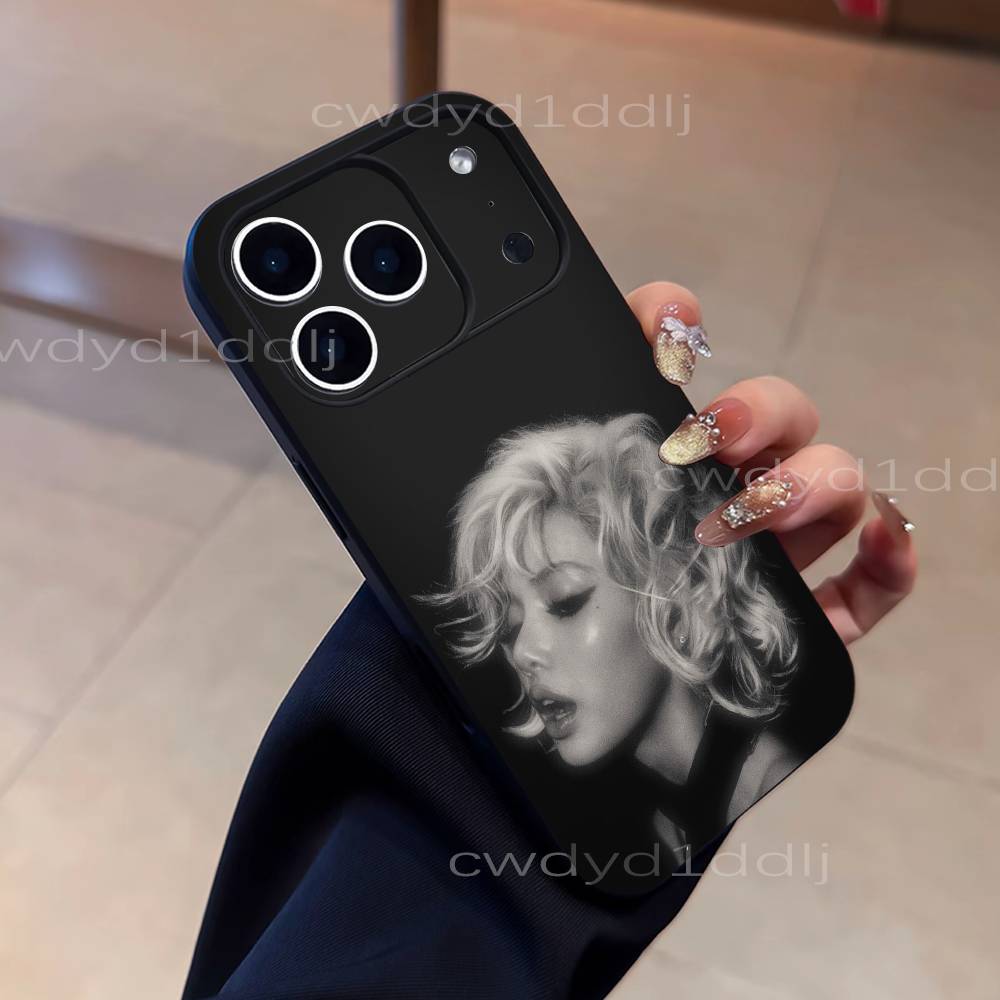 L-LISA LALISA Alter Ego For iPhone 17,16,15,11,12,14,13 Pro Max Mini XS,XR,7 Plus 16E Air Soft Black Dustproof Phone Case