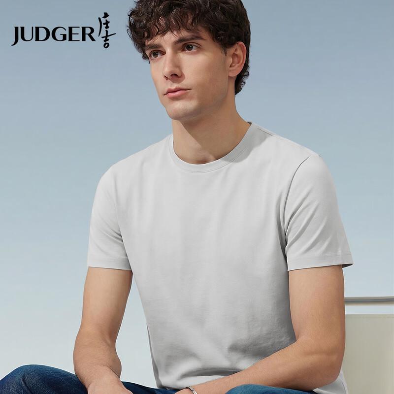 Judger Men s 2026 Summer Cooling Sun Protection Solid Round Neck T-shirt L