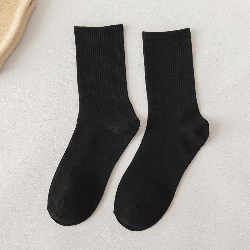 Unisex weiße Baumwollsocken - Mittellang, Lang & Kurz für Frühling, Sommer und Herbst