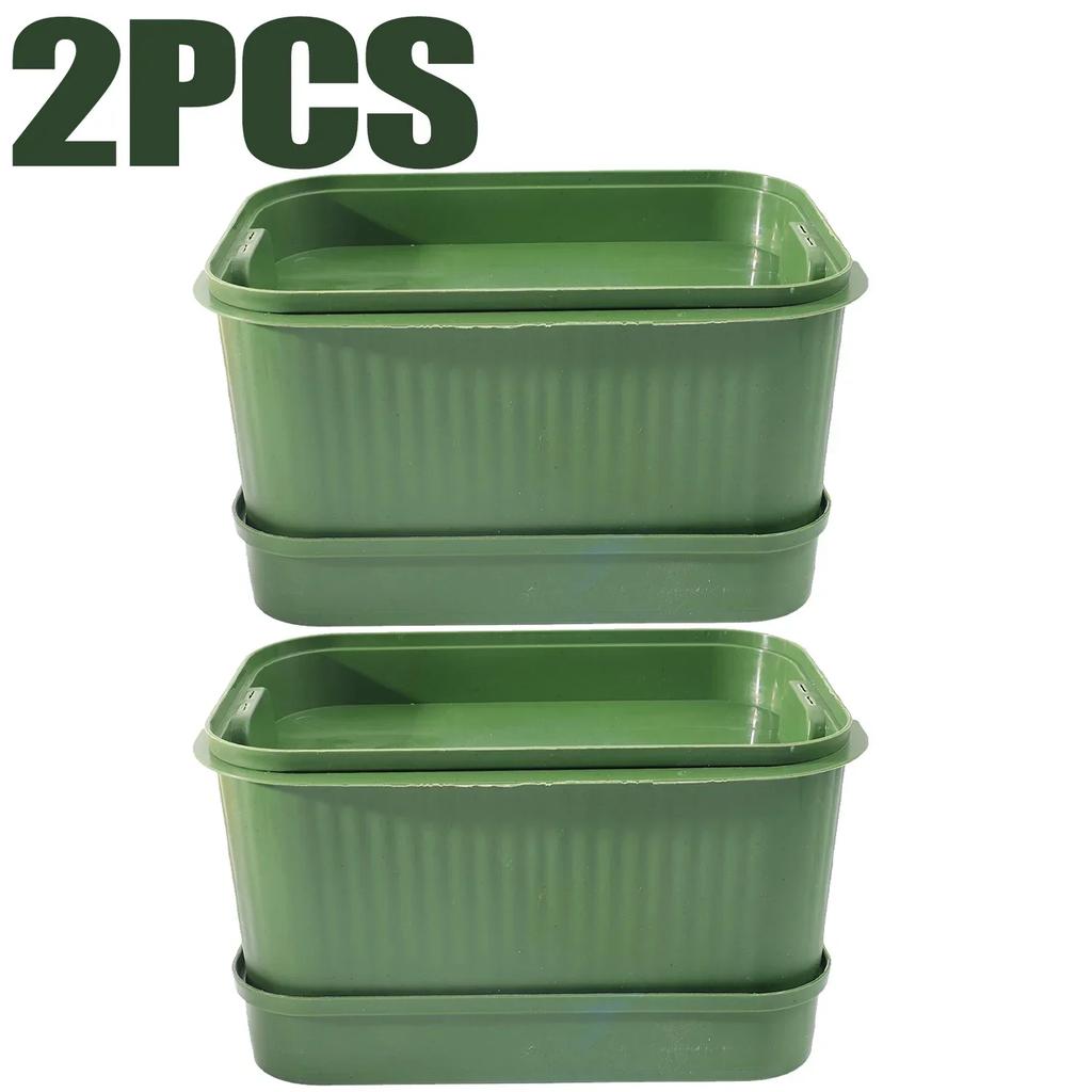 1/3PCS Plastic Grow Nursery Pots Vegetable Soilless Nursery Trays Seed Germination Tray Seedling Sprout Plate Garden Supplies