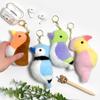 1 Set of 8 Pastel Bird Doll Keychains