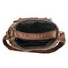 houlder messenger bag Soft commuter women's bag ashed soft leather arge capacity grandma bag