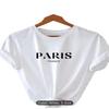 Short-sleeved T-shirt European and American summer new women's fashion casual home commuting versatile round neck short-sleeved T-shirt