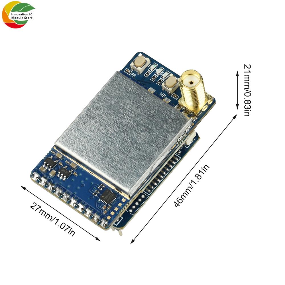 VRX-3301 3.1-3.7 GHz Bandwidth Video Input Module VRX Video Transmission Receiver Module FPV Video Analog Receiver 64-Channe