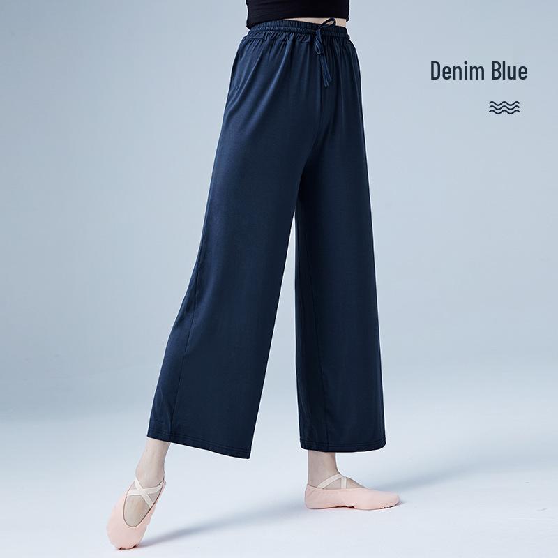 Women's High-Waisted Modal Dance Pants - Classical & Modern Styles