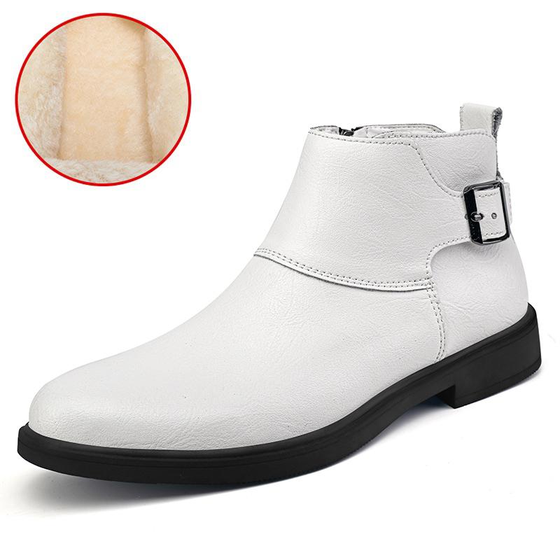 Hot Selling Men's Chelsea Boots Europe America Street Fashion Men's High Top Shoes Winter Suede Ankle Boots Big Size  37-48