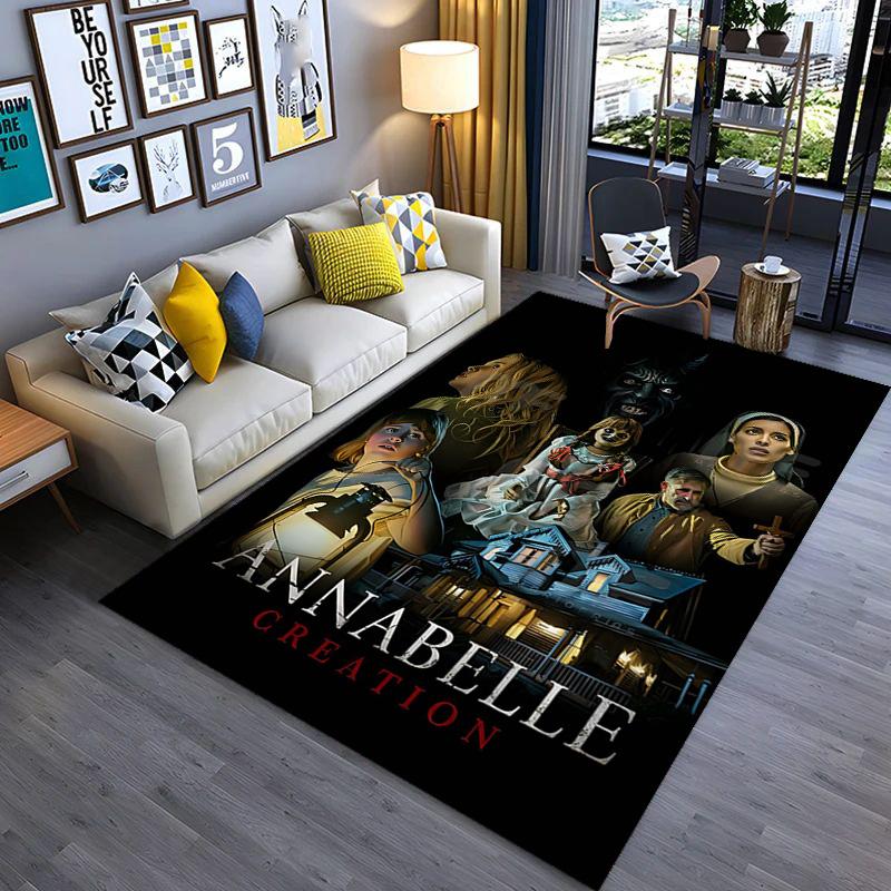 Darkness Unleashed: Annabelle's Creation carpet floor mats Doormat Room Dormitory decoration Bathroom mat