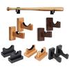 2Pieces Baseball Bat Horizontal Bat Rack Brackets with Felt Liner Baseball Bat Wall Mount Softball Bat Wall Mount Rack