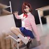 Momo Ayase Cosplay Kostyme Anime Dan Da Dan parykk Cos Kostyme skolejente uniform skjørt dameantrekk
