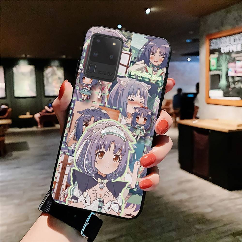 Classic Beautiful Girl NEKOAPARA Game Phone Case For Samsung S 9 10 20 21 22 23 30 23 24 Plus Lite Ultra FE S10lite Funda