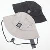 Adjustable Fisherman's Hat Windproof Rope Fisherman's Hat Embroidered Hat Round Top Outdoor Pot Hat