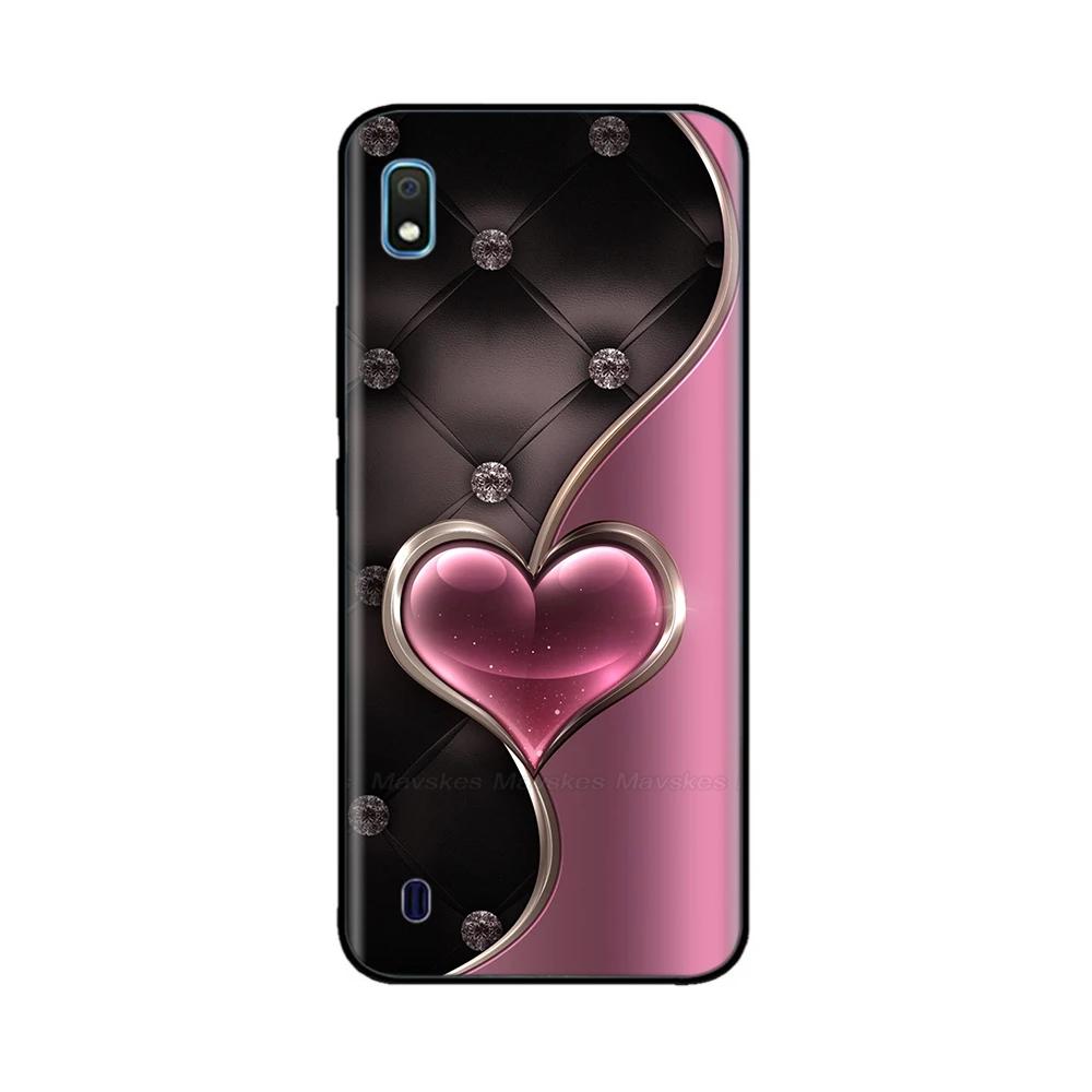 Für Samsung Galaxy A10 Hülle Niedlich Weich Glatt Flüssigsilikon Vollschutz Handyhüllen Für Samsung A10 Hülle A 10 SM-A105F