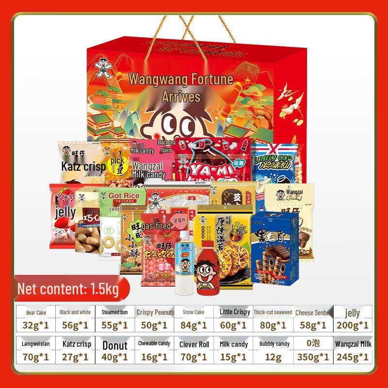 Wangwang New Year Good Fortune Snack Gift Pack