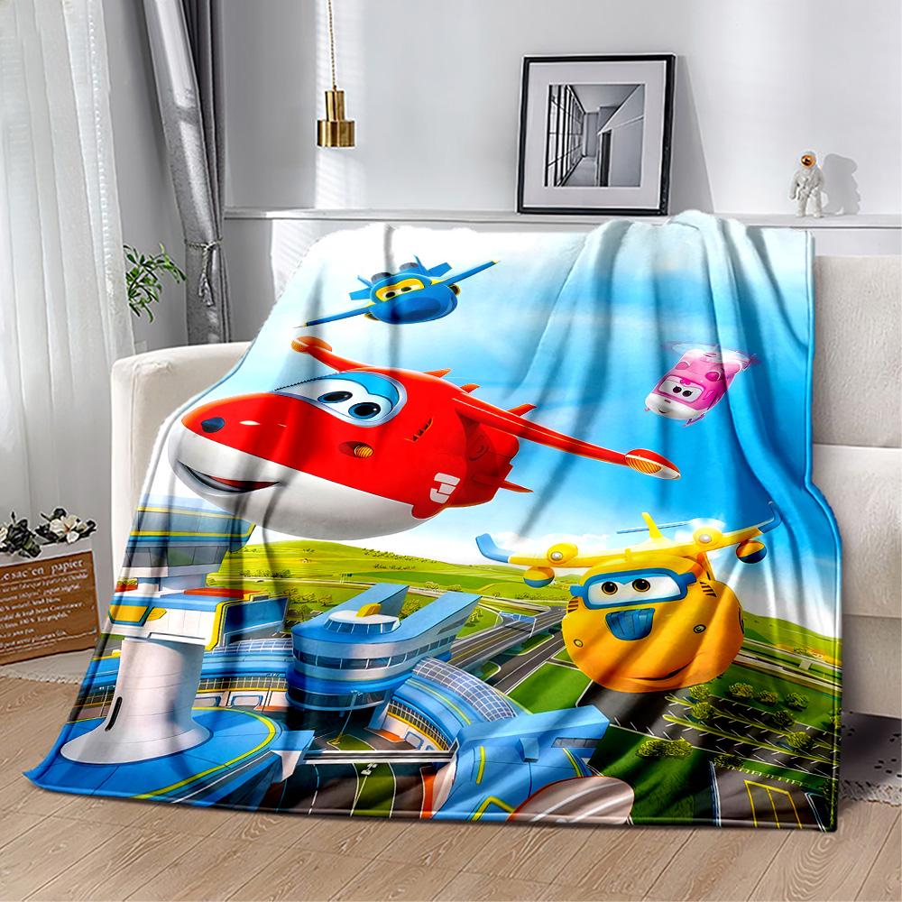 Train Adventure: Titipo's Journey Blanket Soft & Cozy Suitable for Bed Seaside Sofa for All Occasions Stylish Decor