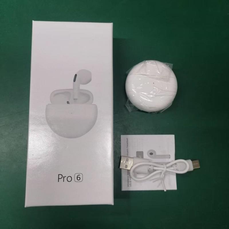 

Pro6 J6 Business Wireless Sports Bluetooth 5.0 Touch TWS Earphones