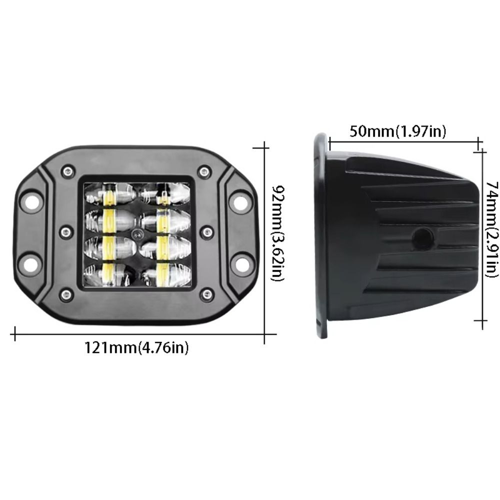 5 Inch Size Flush Mount Light 12V Voltage LED Pods Light Work Light Off Road Light  Off Road Use