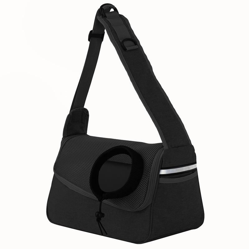 New Cation Dog Cat One Shoulder Crossbody Pet Bag Breathable Mesh Oxford Outdoor Travel Portable Cat Bag In Stock Shoulder Bag