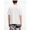 25S Cross-border European and American Tide Brand Palm Angel Sunset Palm Tree Flame Letter Short-sleeved T-shirt Men's and Women's High Street 