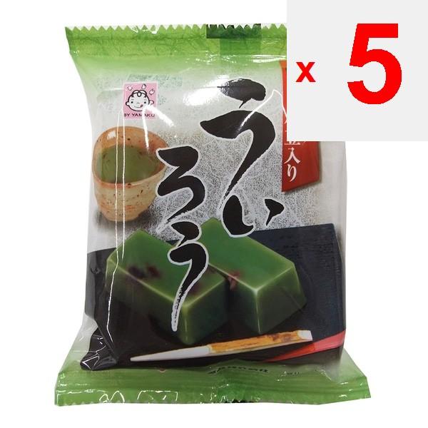 Yamaku Foods Uiroiro with Green Tea and Azuki Beans 100g Wagashi
