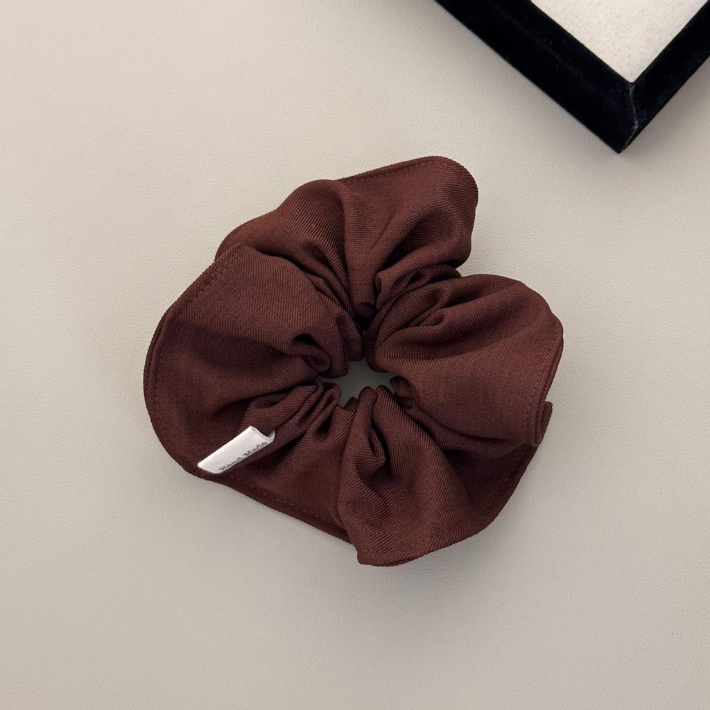 French Romantic Retro Lace-trimmed Fluffy Large Intestine Hair Band, Artistic and Simple Hair Band Headband