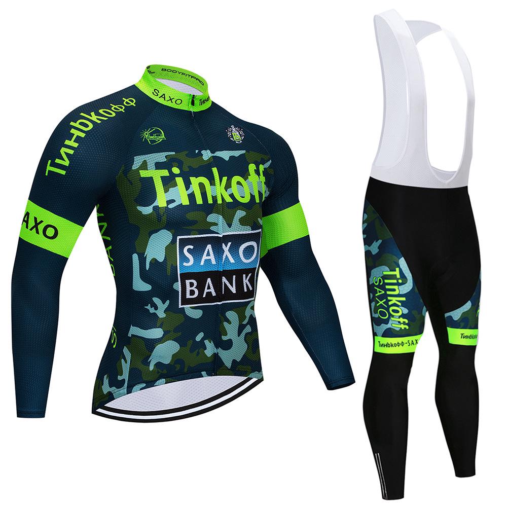 Team Edition Road Mountain Bike Riding Sportswear Long Sleeve Breathable Riding Set