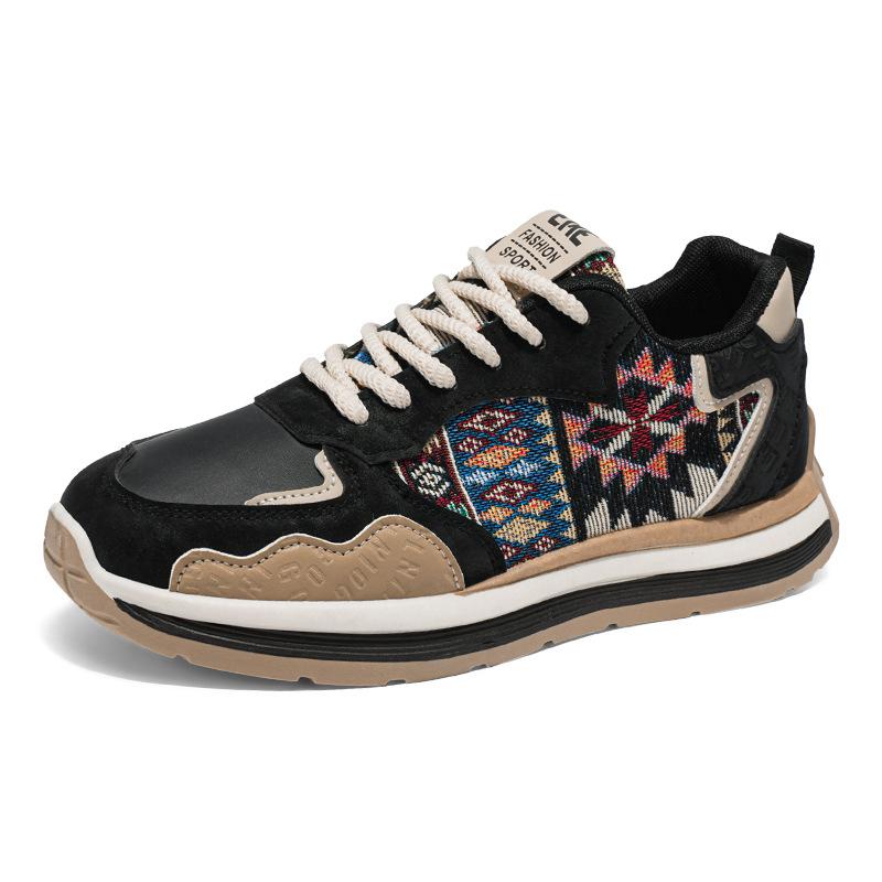 Sommer Herrenschuhe neue atmungsaktive Teenagerschuhe Herren Trend vielseitige Plateau Sportschuhe lässige Laufschuhe Dad Schuhe