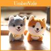 Portachiavi Peluche Husky Adorabile Cane Morbido Ripieno Bambola Fascino per Borsa